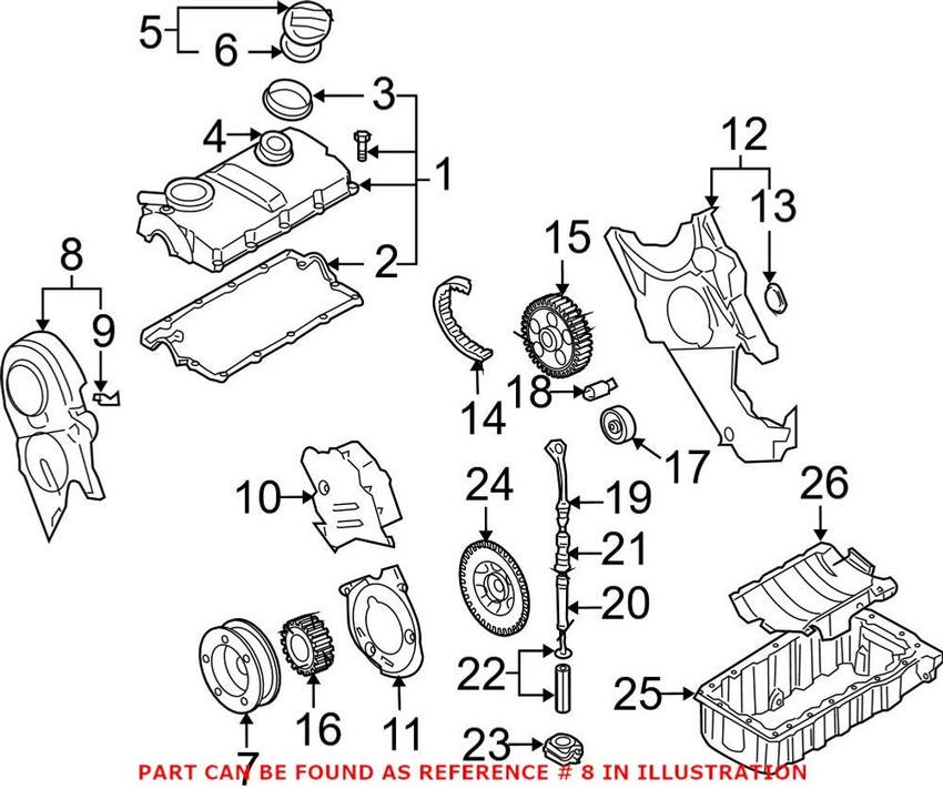 Timing Cover - Upper